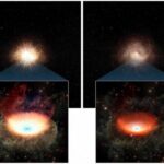 Un agujero negro supermasivo pierde parte de su luminosidad en 20 años