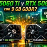 NVIDIA estaría preparando una GeForce RTX 5060 Ti y RTX 5060 con 9 GB de VRAM e interfaz de 96 bits