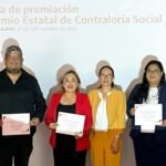 Premian a ganadores del VI Premio Estatal de Contraloría Social 2026